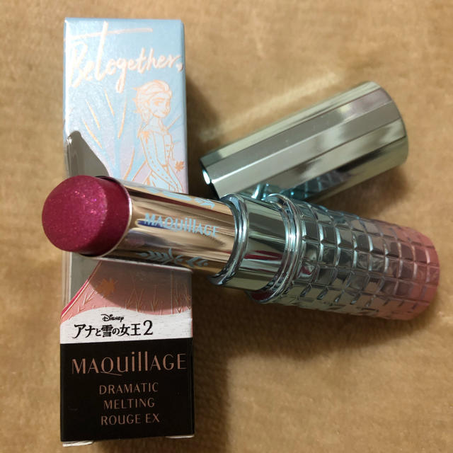 MAQuillAGE(マキアージュ)のマキアージュ ドラマティックルージュＥＸ　アナ雪　限定品 コスメ/美容のベースメイク/化粧品(口紅)の商品写真