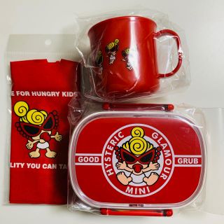 ヒステリックミニ(HYSTERIC MINI)のHYSTERIC MINI  ヒステリックミニ　お弁当箱3点セット💖赤(その他)