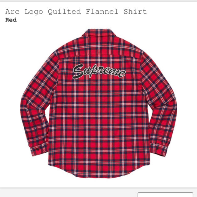 通販でクリスマス Supreme - Supreme arc shirt flannel quilted logo シャツ