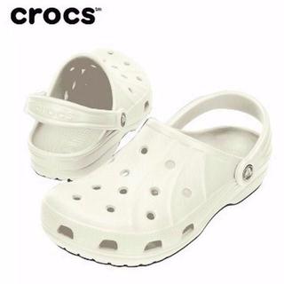クロックス(crocs)のクロックス crocs Feat フィート ホワイト 25cm M7W9 新品(サンダル)