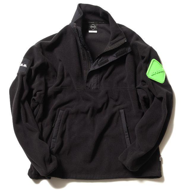 定価以下！FCRB ブラックL POLARTEC FLEECE BLOUSON