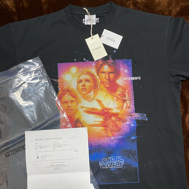 【新品未使用.完全正規品】vetements x starwars T-シャツ