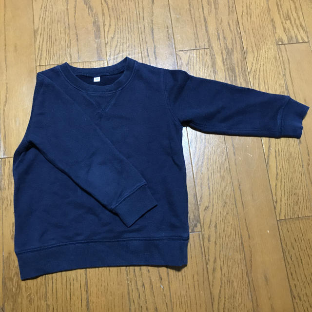 MUJI (無印良品)(ムジルシリョウヒン)の無印良品 子供服スウェット キッズ/ベビー/マタニティのキッズ服男の子用(90cm~)(Tシャツ/カットソー)の商品写真