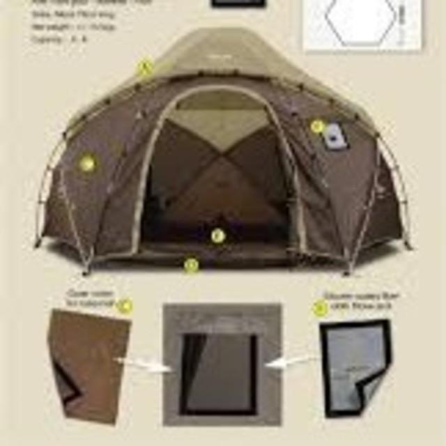 HILLEBERG(ヒルバーグ)のluxe ヘラクレス テント Hercules ヒルバーグ ヘルスポート ドーム スポーツ/アウトドアのアウトドア(テント/タープ)の商品写真