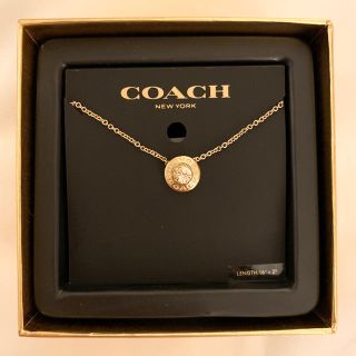 コーチ(COACH)のコーチ COACH ネックレス ゴールド 新品未使用 BOX付き(ネックレス)