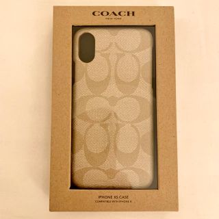 コーチ(COACH)のコーチ COACH iPhoneX iPhoneXS ケース 新品未使用 (iPhoneケース)