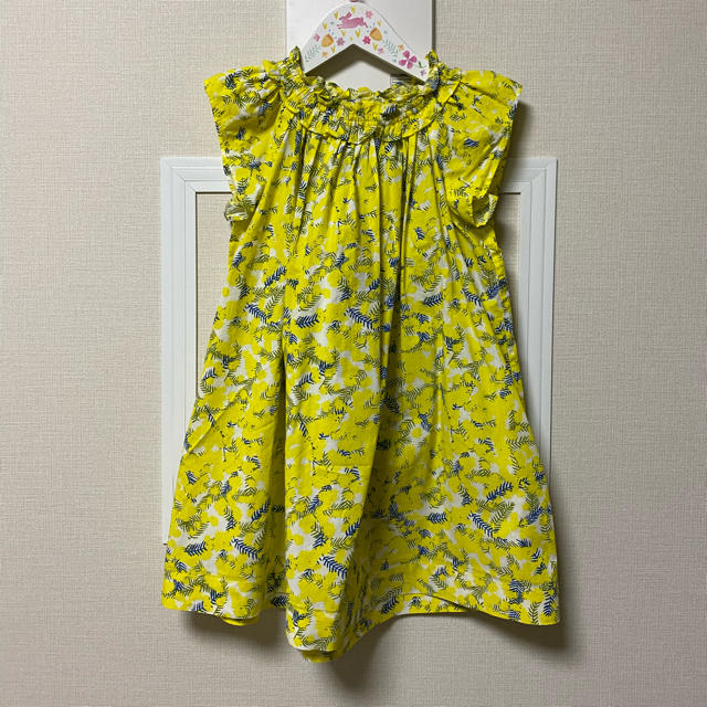 Bonpoint(ボンポワン)のbonpoint ss19 ミモザ キッズ/ベビー/マタニティのキッズ服女の子用(90cm~)(ワンピース)の商品写真