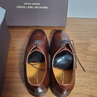 ユナイテッドアローズグリーンレーベルリラクシング(UNITED ARROWS green label relaxing)の【未使用】ユナイテッドアローズ 革靴 ドレスシューズ モカブラウン(ドレス/ビジネス)