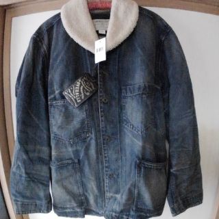 ダブルアールエル(RRL)のRRL ダブルアールエル デニム ジャケット カバーオール シャツ ヘンリー  (Gジャン/デニムジャケット)