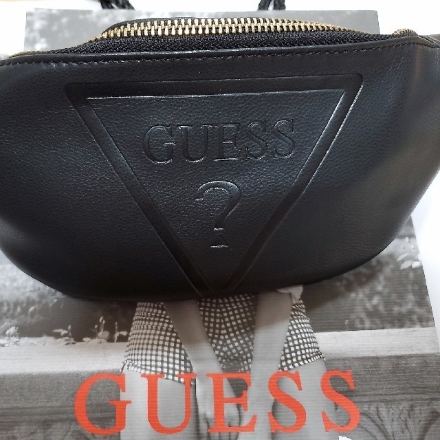 【大人気】GUESS ゲス ウエストバック ブラック メンズ レディース★