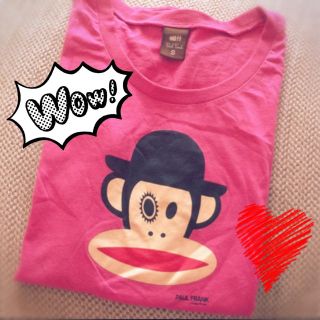 ポールフランク(Paul Frank)のポールフランク♡pink tee(Tシャツ(半袖/袖なし))