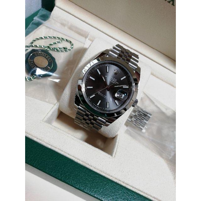 ROLEX - ロレックス☆126300☆デイトジャスト41☆ダークロジウムの通販 by rakumadesu's shop