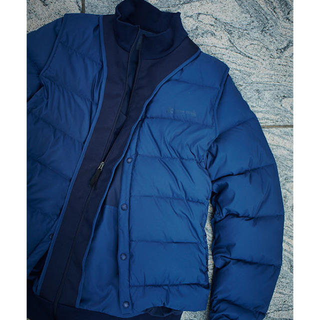 Snow Peak(スノーピーク)の＊ スノーピーク　ベンチレーション ダウンジャケット   ブルー 未使用 メンズのジャケット/アウター(ダウンジャケット)の商品写真