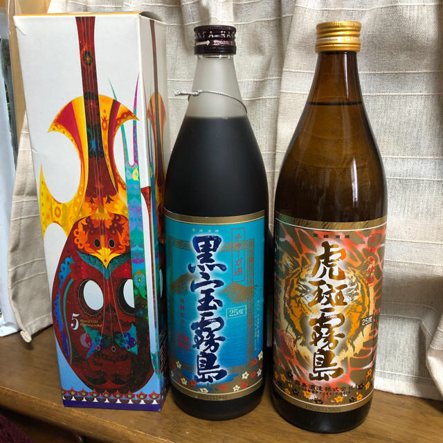 黒宝霧島　虎斑霧島　各900ml 2本セット 食品/飲料/酒の酒(焼酎)の商品写真