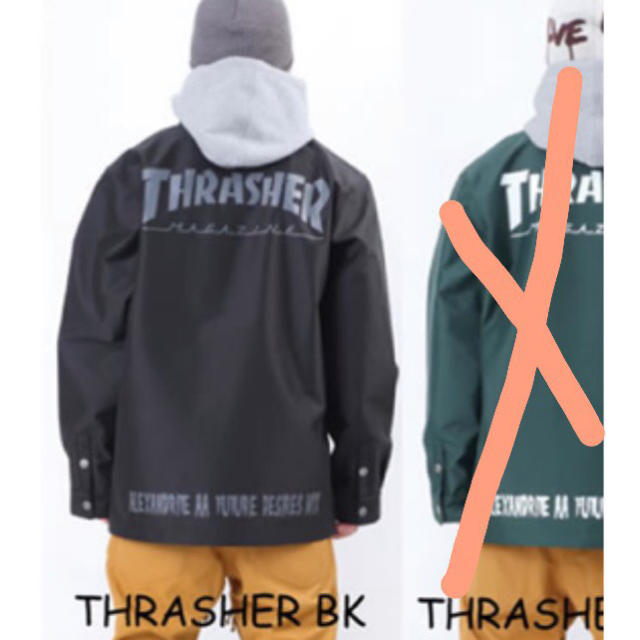 AA HARDWEAR × THRASHER　スノボウェア