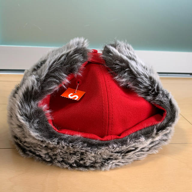 Supreme(シュプリーム)のsupreme new era earflap Sサイズ 7 1/4 赤 メンズの帽子(キャップ)の商品写真