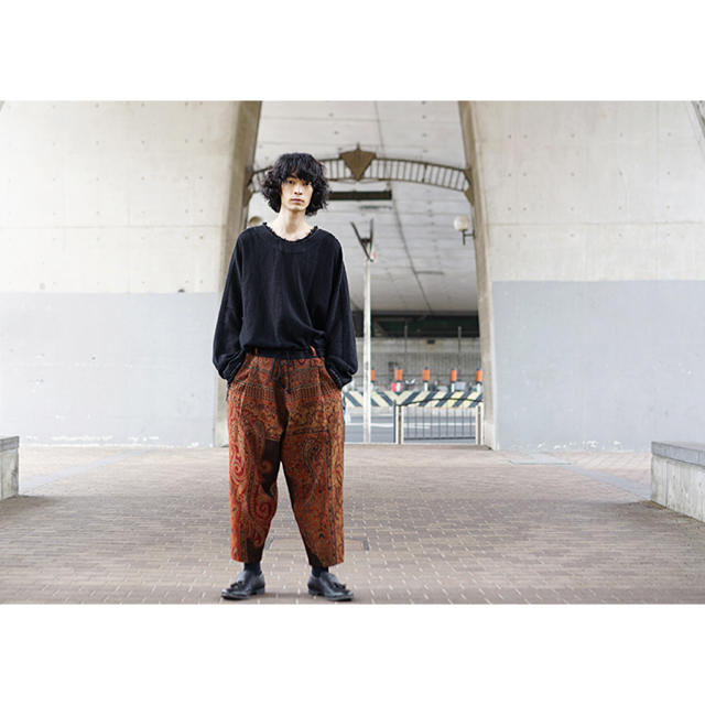 YANTOR yantor ヤントル 18aw wool Himo Pants