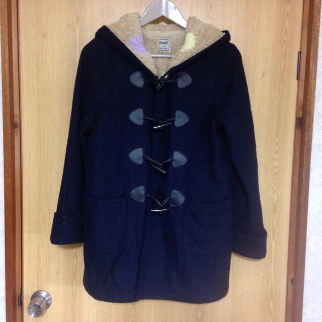 Par Avion(パラビオン)のパラビオンフード刺繍コート レディースのジャケット/アウター(ダッフルコート)の商品写真