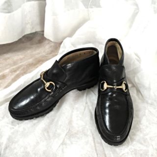 グッチ(Gucci)のGUCCIビットハイカットローファー(ローファー/革靴)