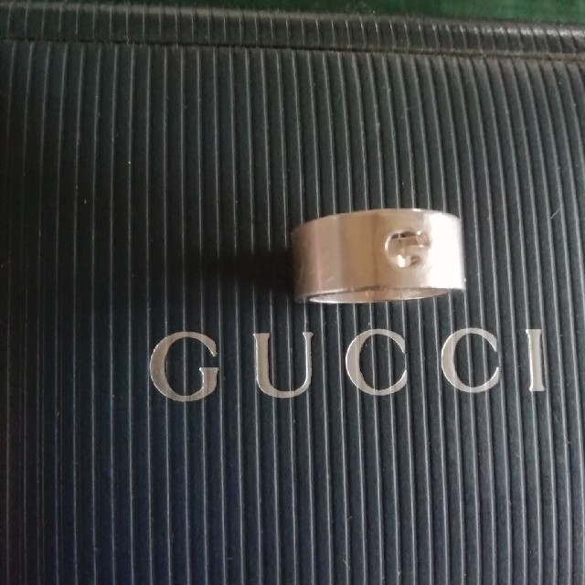 Gucci(グッチ)の最終お値下 ❤ GUCCI  Gリング シルバー925刻印 4.5～5号サイズ レディースのアクセサリー(リング(指輪))の商品写真