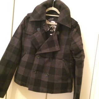 ディーゼル(DIESEL)のDIESEL✨チェックコート✨S(ピーコート)