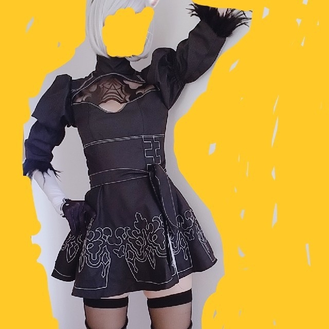 ニーアオートマタ 2B コスプレ 衣装