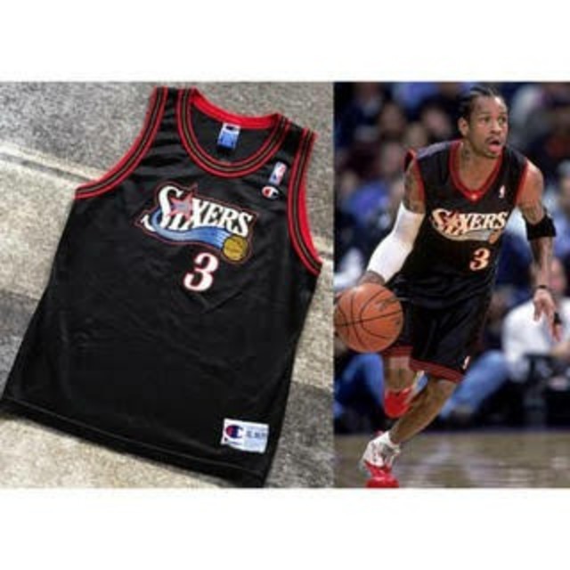 Champion(チャンピオン)のNBA 美品76ersユニフォーム スポーツ/アウトドアのスポーツ/アウトドア その他(バスケットボール)の商品写真