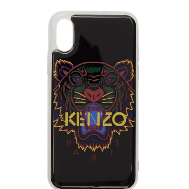 KENZO(ケンゾー)の新品 KENZO iPhoneX ケース ブラック 紫 ケンゾー 3D XS スマホ/家電/カメラのスマホアクセサリー(iPhoneケース)の商品写真