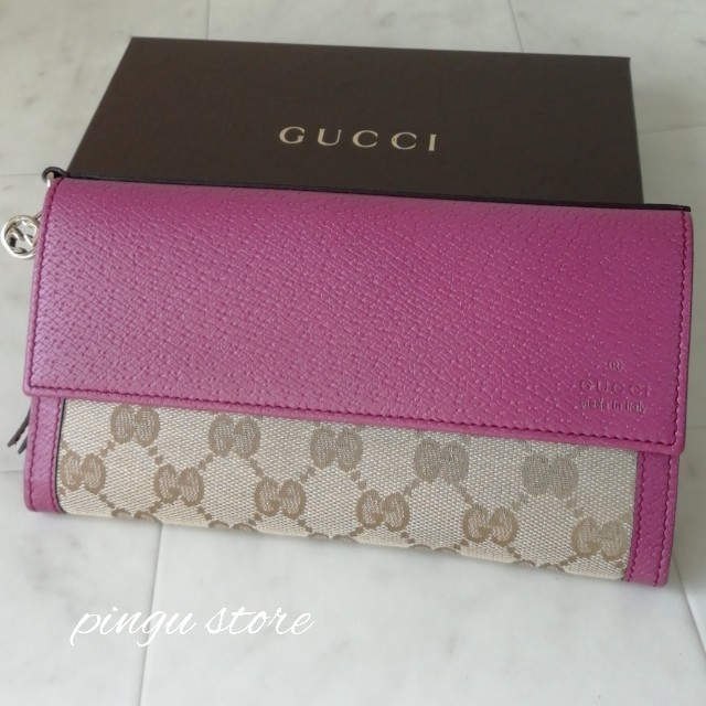 ユンハンス コピー 銀座店 - Gucci - 【新品未使用品　正規品】グッチ　長財布　キャンバス×レザーの通販 by ピングー☆'s shop