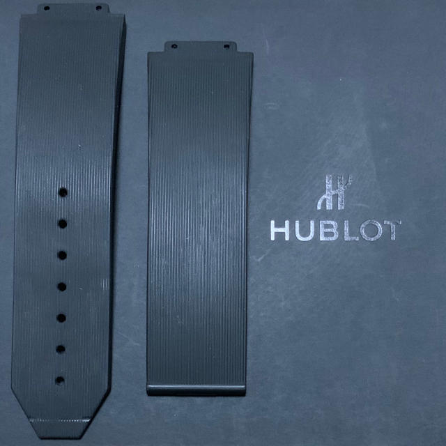 HUBLOT - HUBLOT 純正 ラバーベルト ブラック ストライプ ウブロ 301系の通販 by gggkkkms