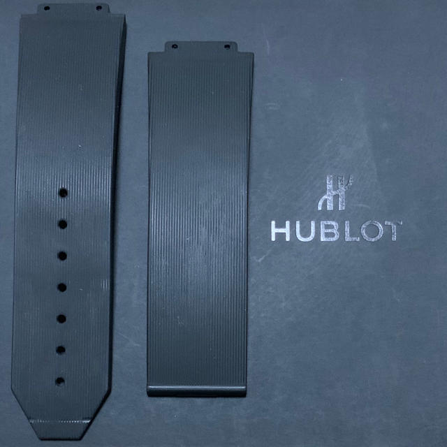 j12 レディース 、 HUBLOT - HUBLOT 純正 ラバーベルト ブラック ストライプ ウブロ 301系の通販 by gggkkkms