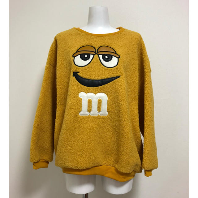 【トップス】イエロー ピープス女子 M&M's　WEGO◎ レディースのトップス(トレーナー/スウェット)の商品写真