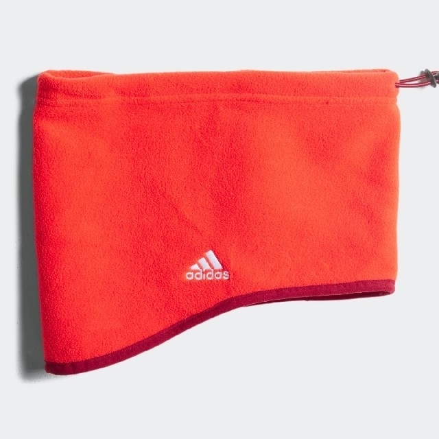 adidas(アディダス)のadidas ネックウォーマー フリース カラー/レッド メンズのファッション小物(ネックウォーマー)の商品写真