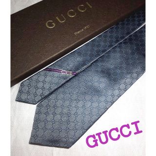 グッチ(Gucci)のレア【最終価格】限定グッチGUCCI GG柄ベルト   最高級シルクネクタイ(ネクタイ)