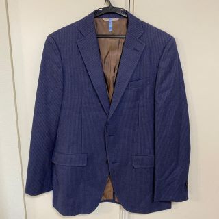 スーツカンパニー(THE SUIT COMPANY)の【スーツカンパニー】175Drop6サキソニーネイビーチョークストライプスーツ(セットアップ)