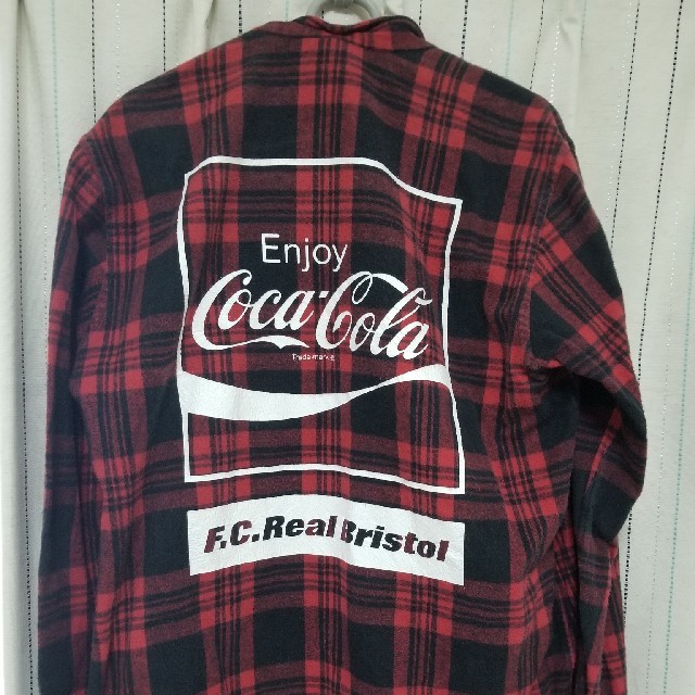 fcrb Coca-Colaコラボネルシャツ