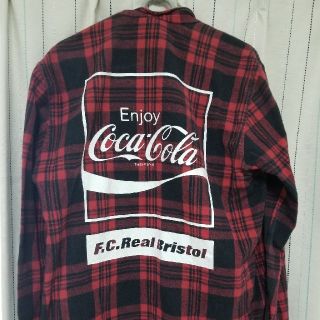 エフシーアールビー(F.C.R.B.)のfcrb Coca-Colaコラボネルシャツ(シャツ)