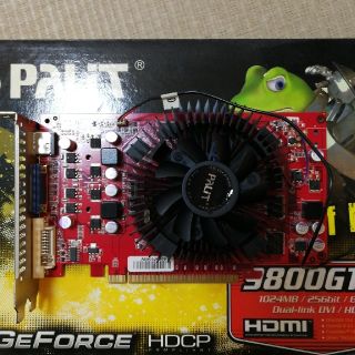 グラフィックボード　PALiT 9800GT 1GB Green(PCパーツ)