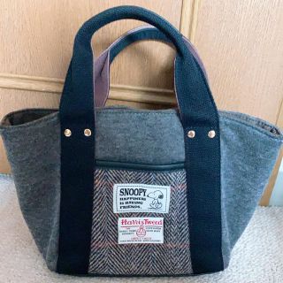 Harris Tweed - ハリスツイード SNOOPY コラボ バッグの通販 by な