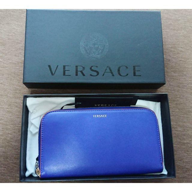 リシャール･ミル コピー 宮城 / VERSACE - 新品 VERSACE 長財布 青 ラウンドジップ 正規品 ヴェルサーチェ レザーの通販 by oioioooi's shop