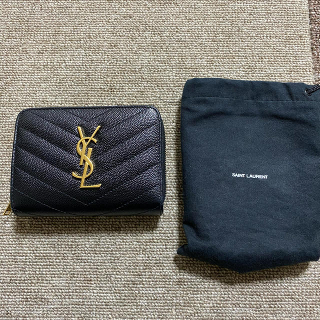 スーパーコピー 時計 防水 7インチ / Saint Laurent - 【最終値下げ】極上美品サンローラン　二つ折り財布　ブラックの通販 by こーいっちゃん51's shop