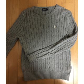 POLO RALPH LAUREN - POLO グレーニットの通販 by M's shop｜ポロ ...