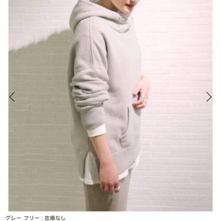 プラージュ(Plage)のPlage Hooded スウェット プルオーバー 新品未使用(パーカー)