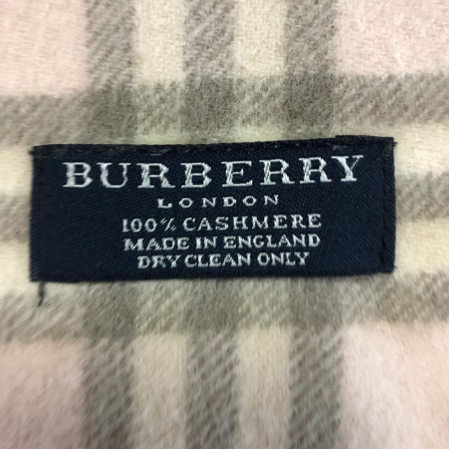 BURBERRY(バーバリー)のBURBERRY カシミヤ100  マフラー レディースのファッション小物(マフラー/ショール)の商品写真