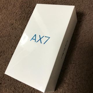 アンドロイド(ANDROID)のoppo ax7 新品(スマートフォン本体)