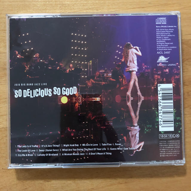 JUJU BIG BAND JAZZ LIVE“So Delicious，So  エンタメ/ホビーのCD(ポップス/ロック(邦楽))の商品写真