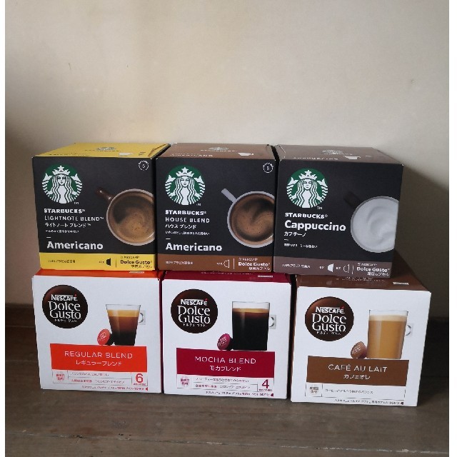 Starbucks Coffee(スターバックスコーヒー)のドルチェグスト6箱セット 食品/飲料/酒の飲料(コーヒー)の商品写真