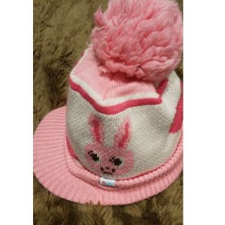 ミキハウス(mikihouse)の美品 ミキハウス M 帽子 ニット帽(帽子)