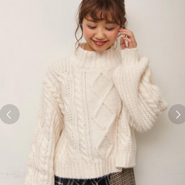 OLIVEdesOLIVE マシュマロフェザーハイネックニットの通販 by karams|オリーブデオリーブならラクマ OLIVE des OLIVE ハイネックリブニットトップス