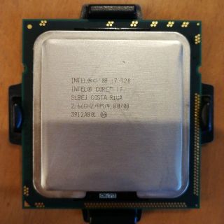 CPU intel Core i7 2.66GHz 4Core